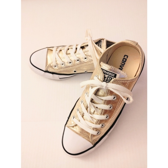 metallic converse sneakers
